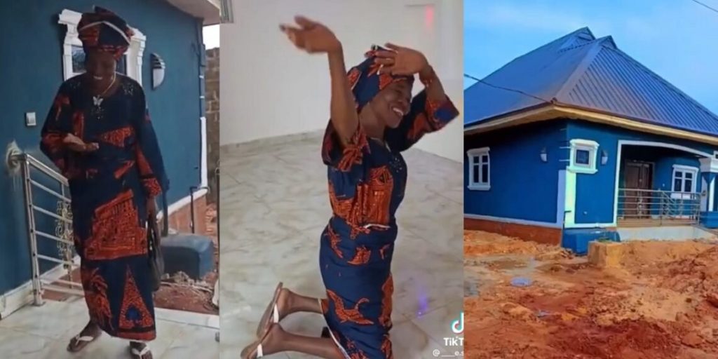 Vidées de la maison familiale après le décès de leur père, une jeune femme nigériane offre une superbe maison à sa mère.
