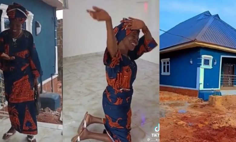 Vidées de la maison familiale après le décès de leur père, une jeune femme nigériane offre une superbe maison à sa mère.