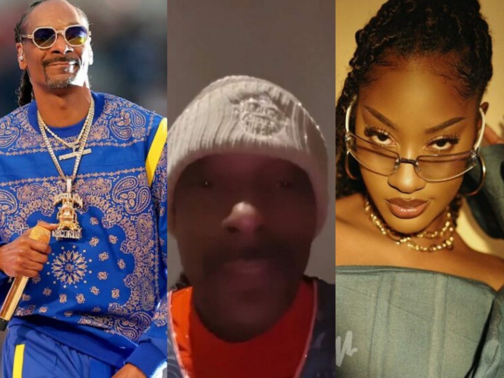 Le célèbre rappeur américain, Snoop Dogg a récemment publié une vidéo dans laquelle il supplie la nigériane Tems pour une collaboration musicale.