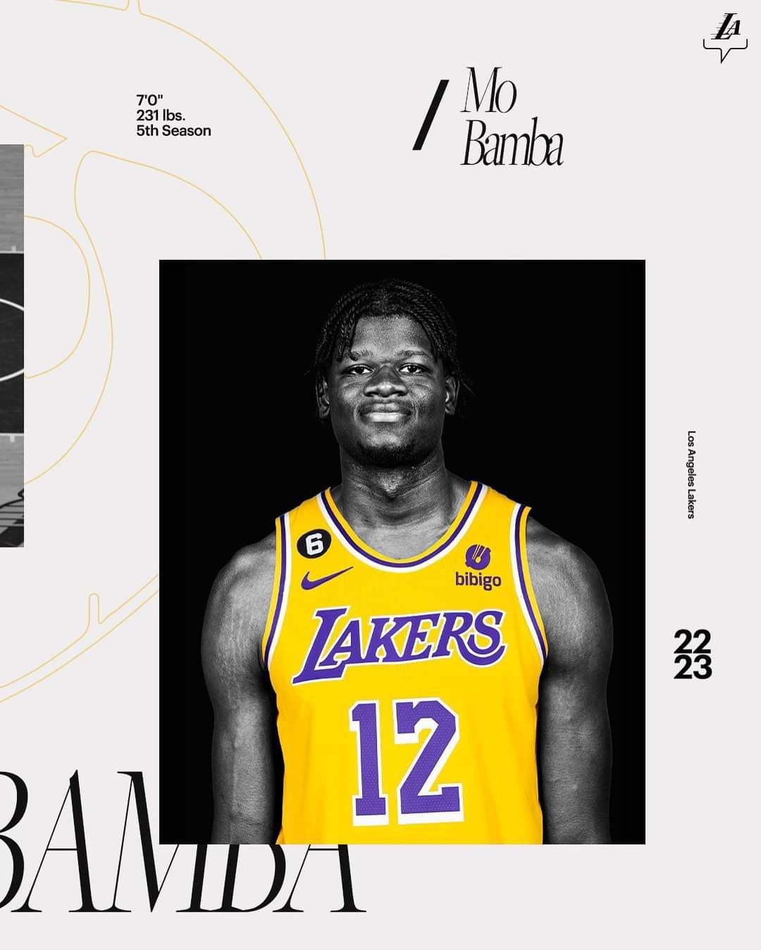 Mo Bamba intègre le rang des Lakers. L'ancien arrière de Orlando Magic en NBA va désormais jouer aux côté de LeBron James en Californie.