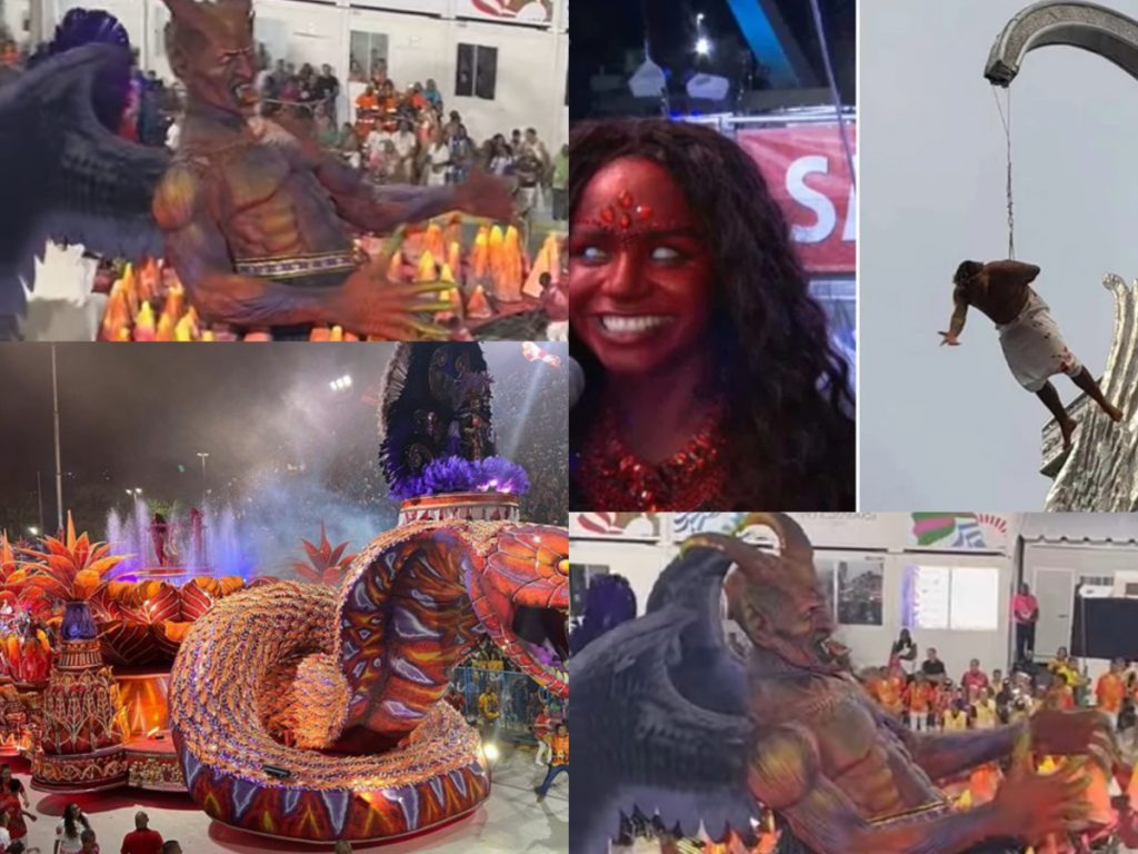 La toile est en ébullition après avoir visionné des extraits de carnavals organisés au Brésil. Le thème faisait opposition au christianisme.
