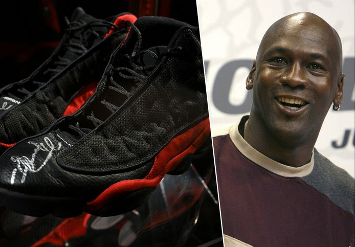 Une paire de baskets portée par Michael Jordan vendue une fortune