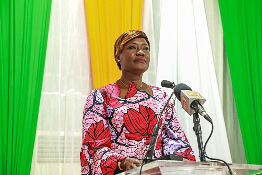 Mariatou Koné, ministre de l'éducation nationale 