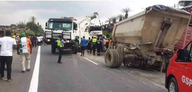 Accident de circulation Gesco Côte d'Ivoire 