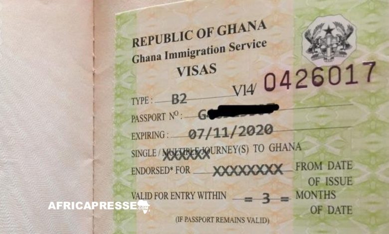 Le Ghana visa (image d'illustration)